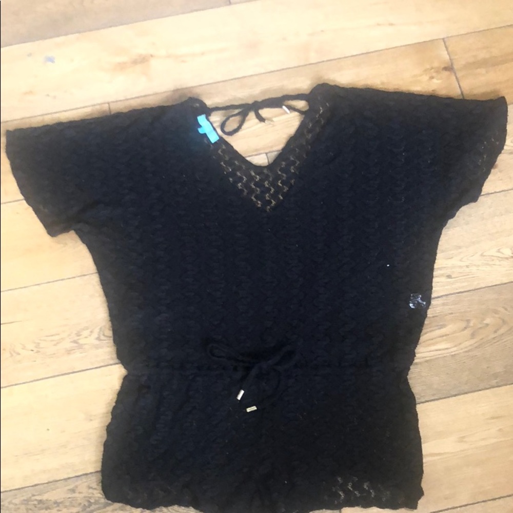 (Sold) Melissa Odabash Alyna Crochet Knit Romper - Picture 4 of 6